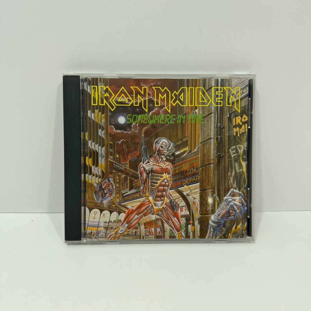Iron Maiden Somewhere in Time CD 1986 Heavy Metal Rock